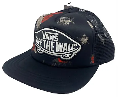 Vans Off The Wall Women's Beach Girl Trucker Snapback Hat Cap - Roses • £24.10