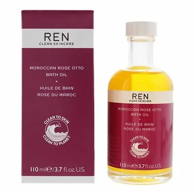 £33.24 • Buy Ren Clean Skincare Moroccan Rose Otto Bath Oil 110ml Women