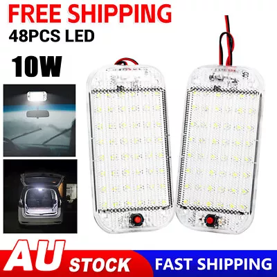 2x Car Interior Lights RV Caravan Boat 24V 12V LED Interior Ceiling Light Truck • $11.95