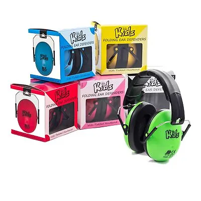 EDZ Kidz Ear Defenders - Child Toddler Kids Adjustable Folding Ear Protectors • £16.05