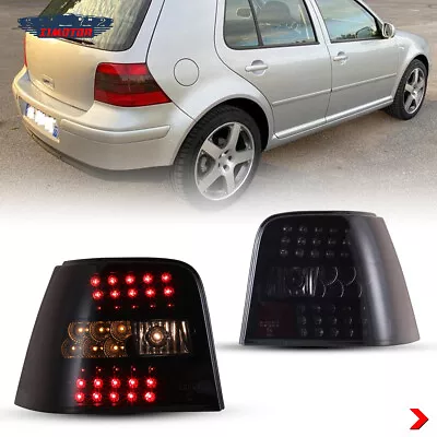 Pair Tail Lights For 1999-2006 Volkswagen Golf GTI MK4 LED Rear Brake Lamps  • $156.99