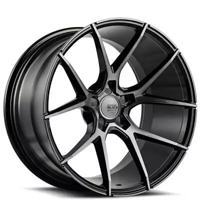 (4) 20  Staggered Savini Wheels BM14 Gloss Black W DDT Rims (B15) • $2044