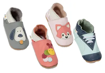 Toddler Slippers Infant Baby Boy Girl Walking Soft Genuine Leather Moccasins  • £7.99