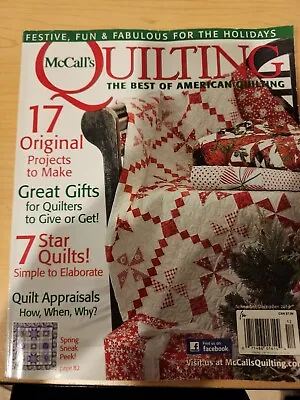 McCalls QUILTING Magazines The Best Of American Quilting Nov/Dec 2014 • $4.50