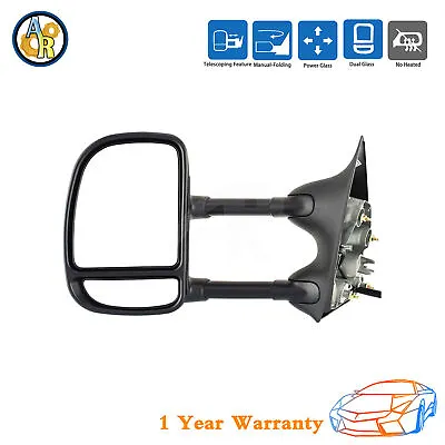 ★Left Power Towing Mirror For Ford 1999-2007 Ford F250 F350 F450 F550 Super Duty • $71.77