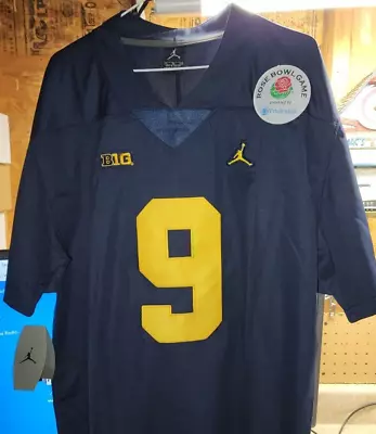 MICHIGAN WOLVERINES ROSE BOWL JERSEY JJ McCARTHY #9 4XL • $45.99