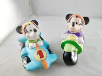 Mickey & Co Enesco Mickey On Car Motorcycle Figurine Lot 200093 - 200069 • $15.95