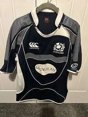 Scotland Rugby Shirt Canterbury Size Is Age 14 Or Small Adult Pit To Pit Is 20” • £7.99