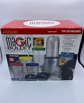 The Original Magic Bullet Express Set Blender MB1001 Tested CIB Works • $55.19