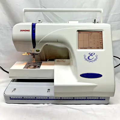 Janome Memory Craft 300E Computerized Embroidery Machine Tested W/ Power Cord • $250