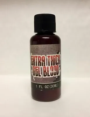 Extra Thick Dark Gel Fake Blood Scab Realistic Effects 1oz Halloween Make Up FX • £4.95