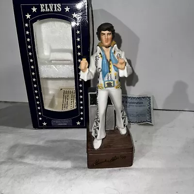 Elvis Presley 1977 McCormick Distilling Co. Liquor Decanter With Music Box-works • $99.99