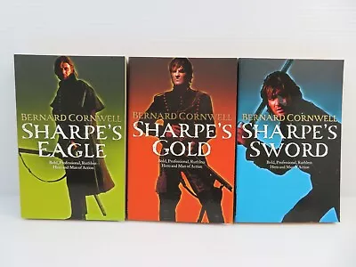 3 X Paperback Books-Sharpe's Eagle/Sharpe's Gold/Sharpe's Sword By B. Cornwell • $29.99