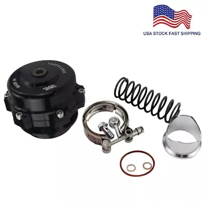 Black Universal TIAL 50mm Blow Off Valve BOV Q Typer BV50 6 PSI+18PSI Springs • $36