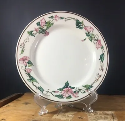 Villeroy & Boch PALERMO Bread & Butter Plate Pink Morning Glory Border • $8.50