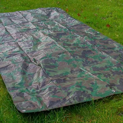 Waterproof Tarpaulin Builders Tarp Camping Ground Sheet All Size Colours Grades • £164.33