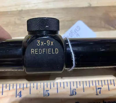 Vintage Red Field 3x-9x Rifle Scope Made In USA (22564) • $350