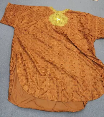 Handmade  Brocade Fabric African Kaftan Christian Religious Robe • $200