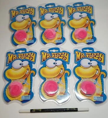 Lot Of 12 Pink Mr. Fuzzy & 12 Wands 2008 Original Magic Trick Fuzzy Worm • $24.99