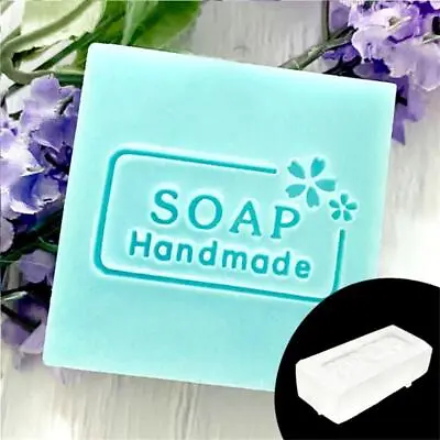 DIY Natural Soap Making Stamp Creative Acrylic Transparent Soap Seal Stamp Block • £7.16