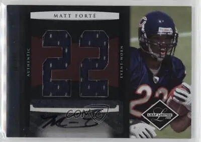 2008 Leaf Limited Jersey Number Signatures /15 Matt Forte #34 Rookie Auto RC • $40.33
