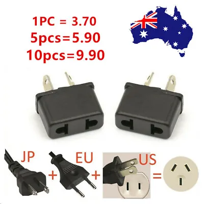 $3.70 • Buy USA US EU JAPAN ASIA To AU Australia Plug AC Power Adapter Travel Converter