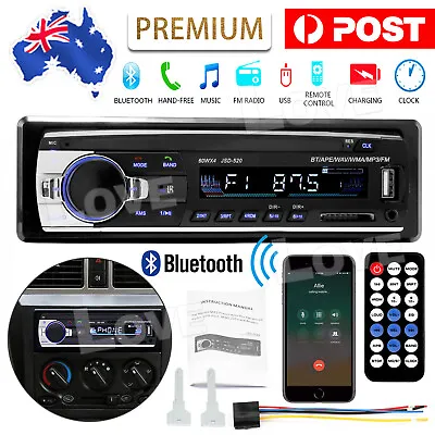 Car Radio Stereo 1Din Bluetooth FM Audio Head Unit Player MP3/USB/SD/AUX In-Dash • $21.95