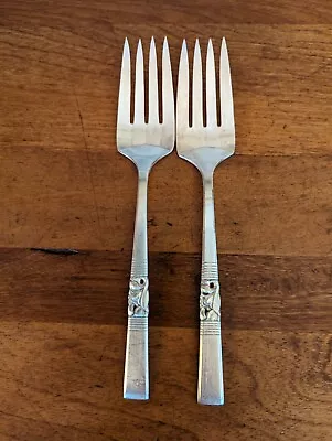 2 - Vintage Community MORNING STAR Serving Fork 1948 Oneida Silverplate • $25