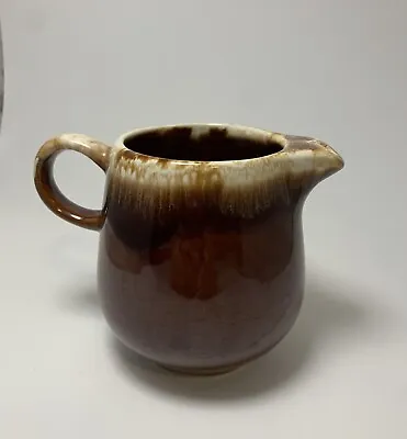 McCOY BROWN DRIP GLAZE Creamer  USA 1960s Small Chipped Area On Handle Pictured • $5