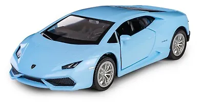 Huracan Coupe Italian Sports Car Model Blue Diecast RMZ City 1:34 Pink Box • $16.41