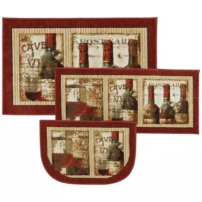 Mohawk Home Indoor Rug Set 3' X 4' (3-Piece) French Cellar Multi Machine-Made • $58.27