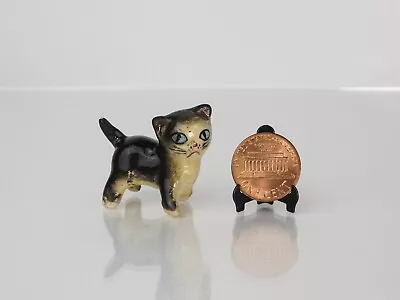 Vintage Miniature Ceramic Cat Figurine Early Hagen Renaker? • $9.99
