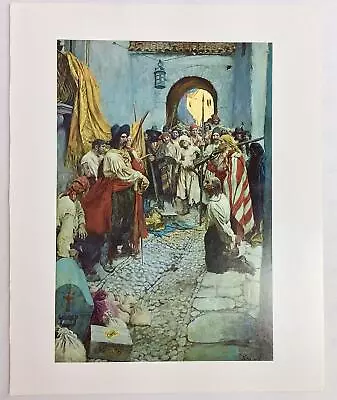 Vintage Howard Pyle Book Print Paintings 1975 Extorting Tribute From The Citizen • $10.99