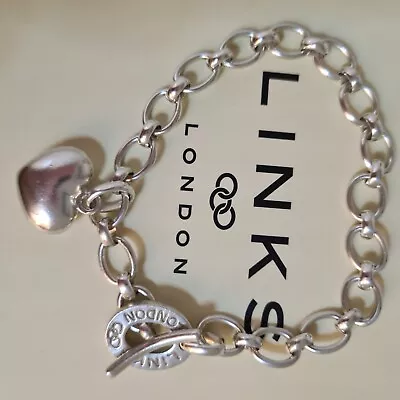 Links Of London Classic Bracelet With Heart Charm • £81.99