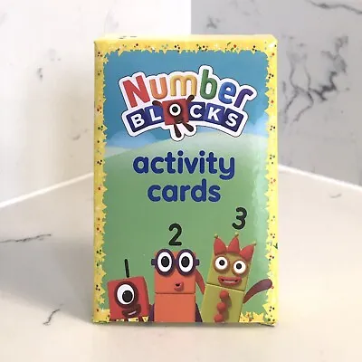 £8.99 • Buy CBeebies Numberblocks - 52 Activity Cards - 3 Great Number Blocks Games To Play