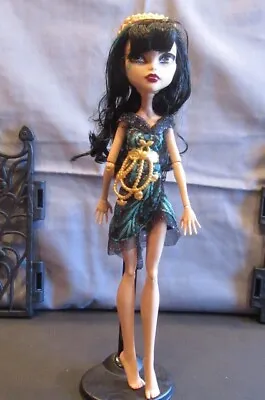 Monster High Doll Frights Camera Action! – Black Carpet Cleo De Nile • $12