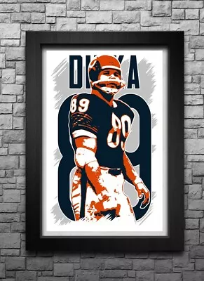 MIKE DITKA Art Print/poster CHICAGO BEARS FREE S&H! JERSEY • $11.99