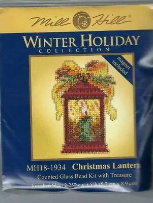 Christmas Lantern Winter Holiday Kit With Treasure By Mill Hill • $11.50