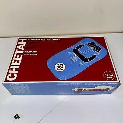 Vintage Collectable Strombecker Cheetah Race Car 1/32 Scale Slot Car Kit Used • £42