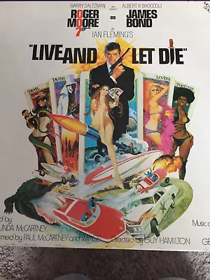 Live And Let Die Ost Original Vinyl Lp Record Album/james Bond/george Martin • £14.99