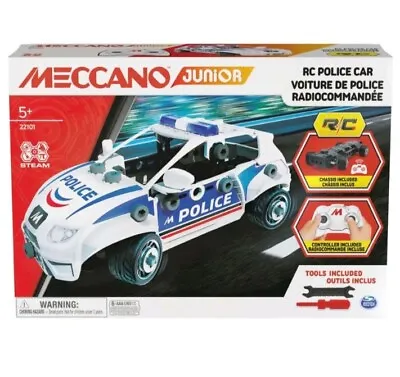 £45.99 • Buy Meccano Junior R/C Police Car Remote Control Buildable Vehicle Construction Set