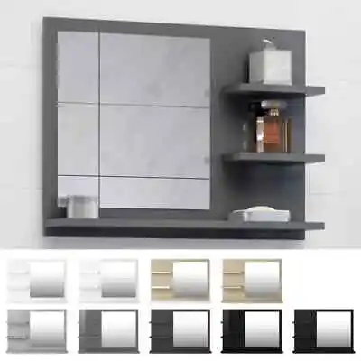 Bathroom Mirror Chipboard Cosmetic Mirror Washroom Glass Multi Colours VidaXL • £22.99