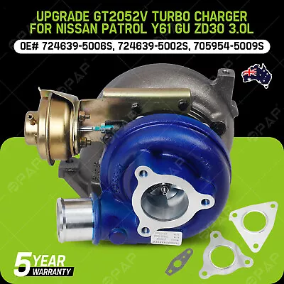 Stage 1 High Flow Turbo Charger For Nissan Patrol Y61 GU ZD30 3.0L / 724639 • $640