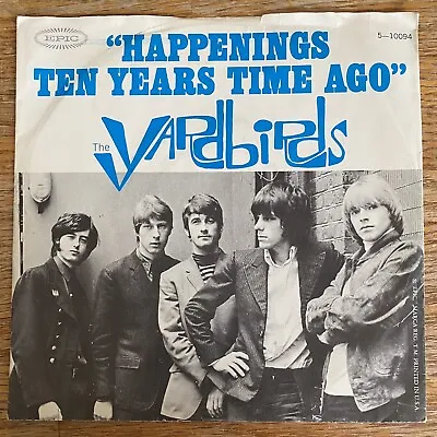 Yardbirds Happenings Ten Years Time Ago Epic 5-10094 45rpm 7” U.S. Jimmy Page • $70