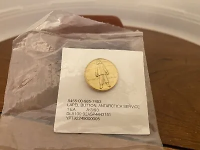 Original Antarctica Service Medal (ASM). U.S. Military Pin / Badge. Pin Back • $10.25