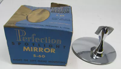 Vintage NOS  Perfection  Car Spotlight Mirror S-60 1930/60s Automotive RatRod • $120