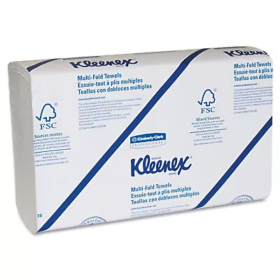 Kleenex Multi-Fold Paper Towels Convenience 9 1/5x9 2/5 White 150/Pk 8 • $37.60