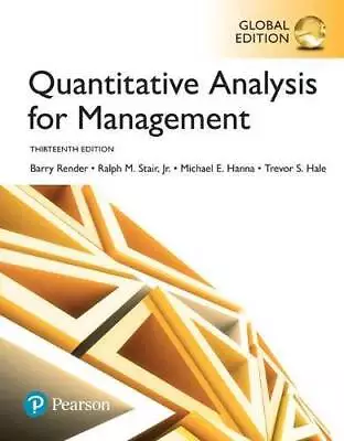 Quantitative Analysis For Management Global Edition - Paperback - GOOD • $10.23
