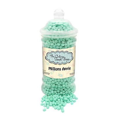 Millions Apple Sweets Jar Pick And Mix Candy Retro Party Treats • £10.30