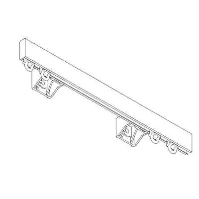 £3 • Buy Silent Gliss 1080 Hand Drawn Metal Curtain Track. Up To 600cm. Complete System. 